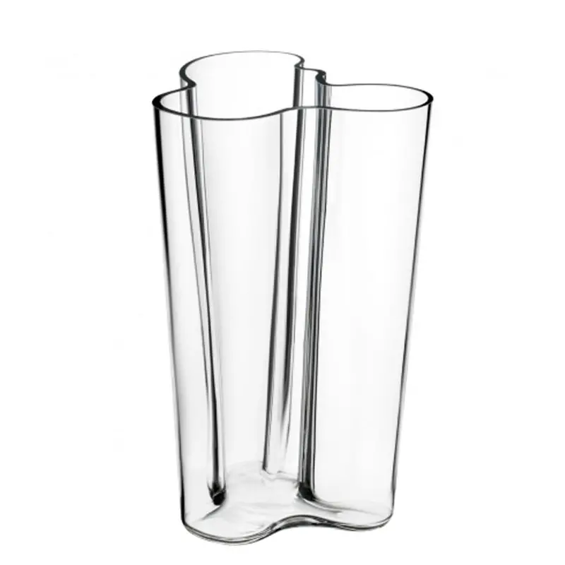 Aalto Finlandia Clear Glass Vase 1