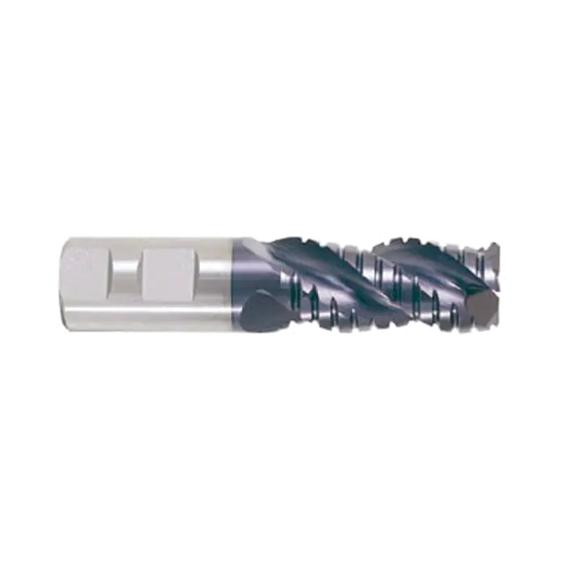 Alu-Power Roughing End Mill – 3-Flute Tialn-Coated Carbide, Short Reach, Plain Shank (Ep922) 1