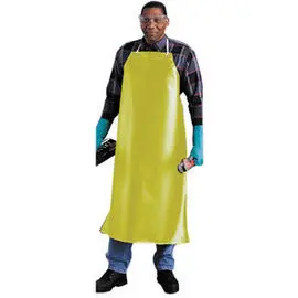 Ansell Alphatec 17–19 Mil Nitrile/Polycotton Apron – Yellow, 33" X 45" 1