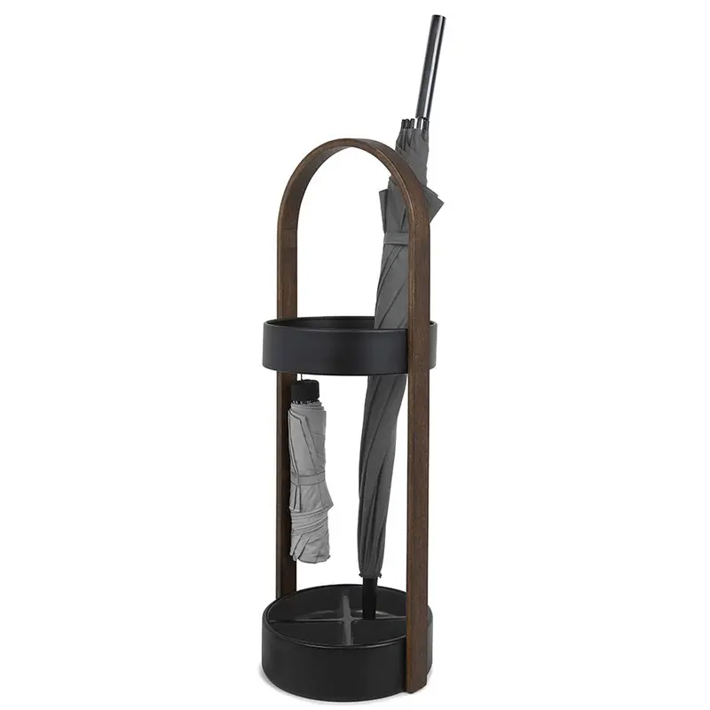 Bellwood Floor-Standing Umbrella Caddy With Drainage Tray 1