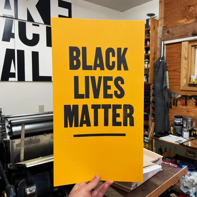 Black Lives Matter Solidarity Poster 1