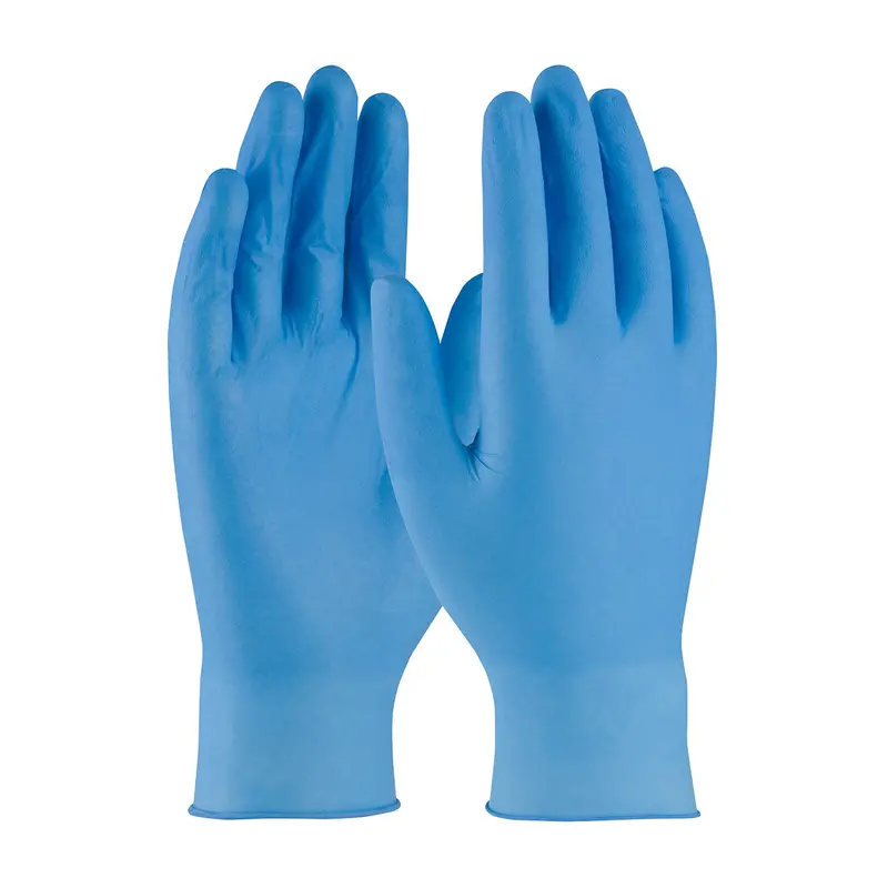 Blue Powder-Free Nitrile Exam Gloves With Textured Grip – 4-Mil, 10-Box Case (Model 63-532Pf) 1