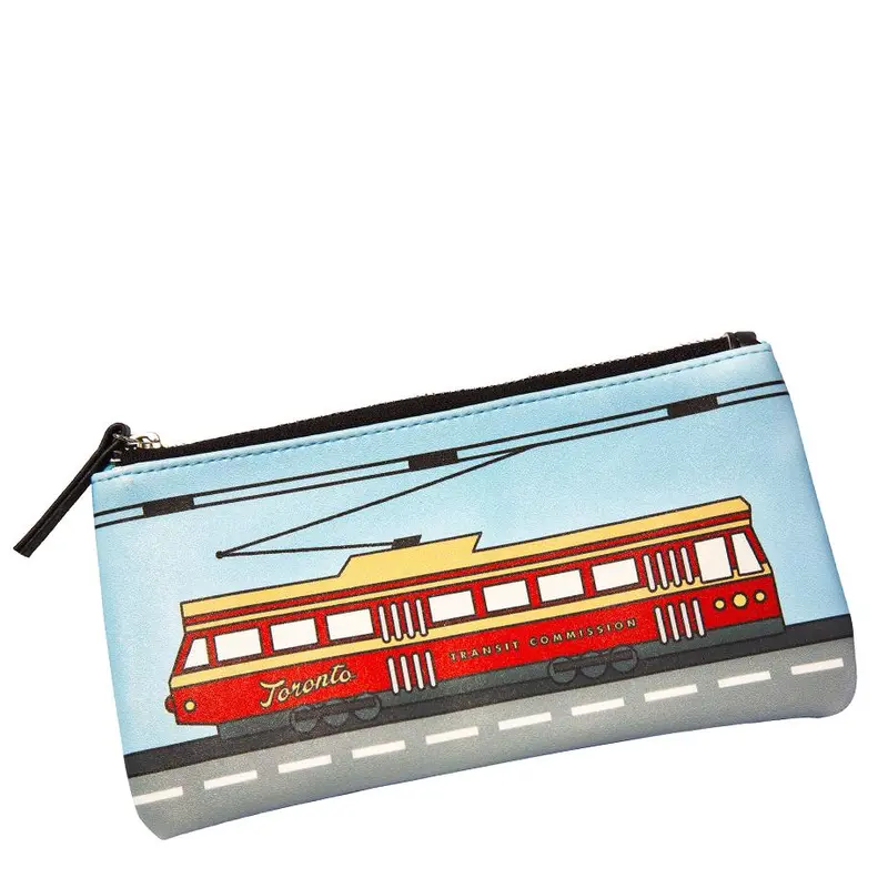 Canadiana Fabric Pencil Cases – Heritage-Themed School & Office Organizers 1