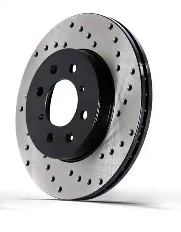 Cross-Drilled Performance Brake Rotor 1
