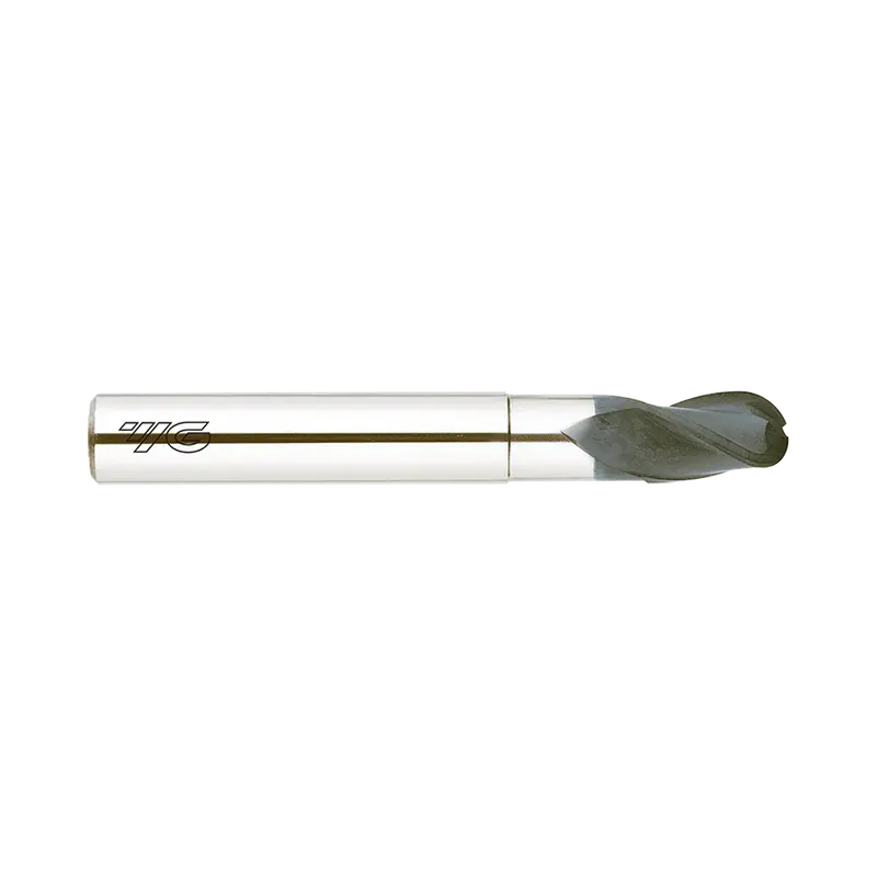 D-Power Ei881 — Diamond-Coated Short-Neck 3-Flute Ball Nose End Mill For Graphite 1