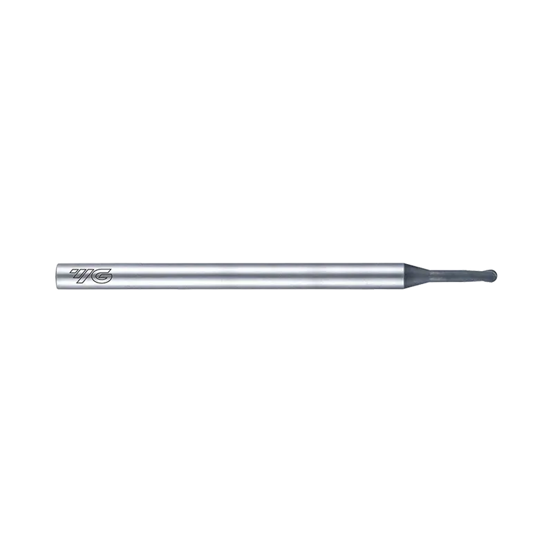 D-Power Ei997 — Diamond-Coated Miniature-Neck 2-Flute Ball Nose End Mill For Fine Graphite Work 1