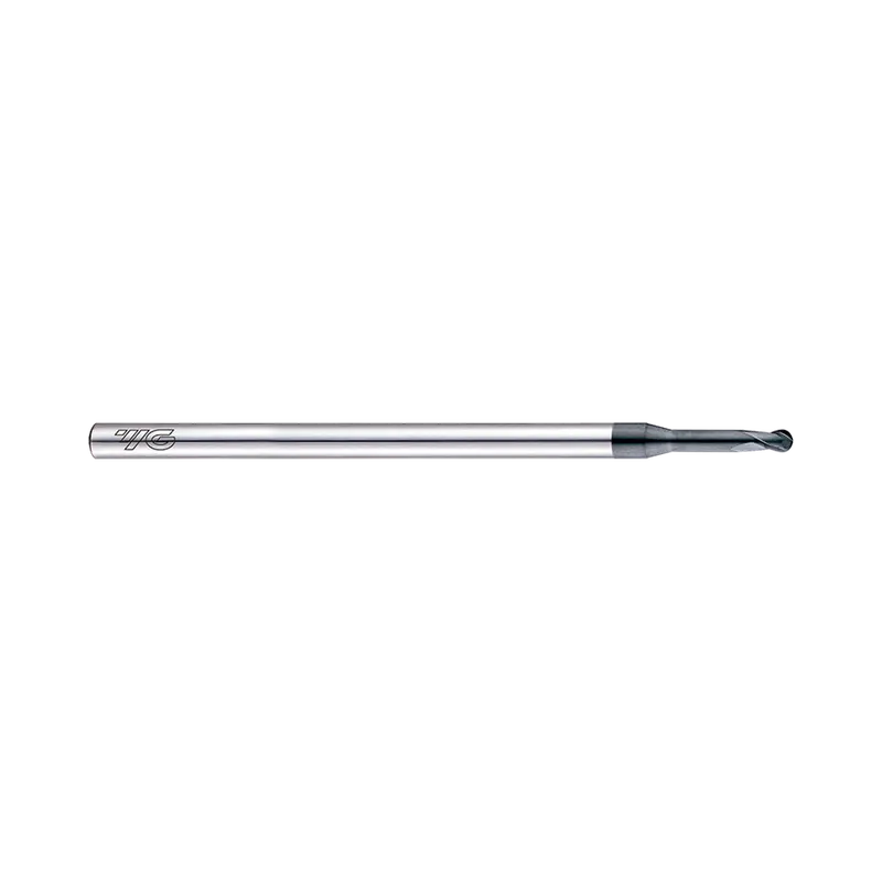 D-Power Eib93 — Diamond-Coated Miniature-Neck 2-Flute Ball Nose End Mill For Graphite Machining 1