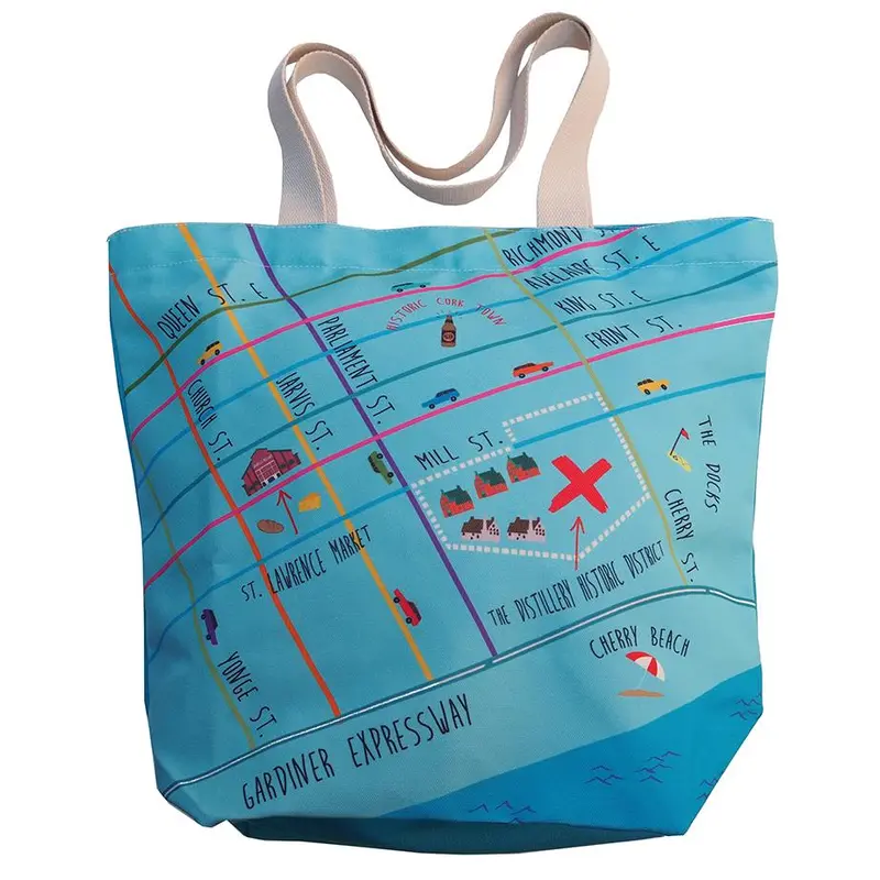 Distillery District Canvas Tote Bag – Artisan-Made 1