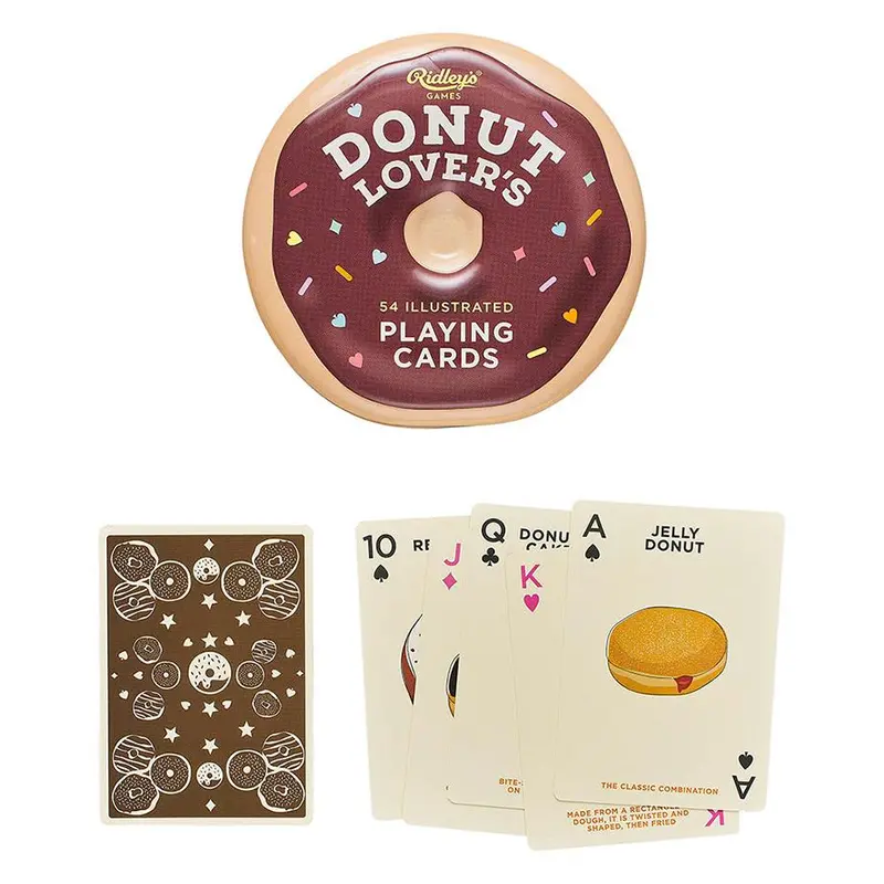 Donut Lover’S Illustrated Playing Card Deck 1