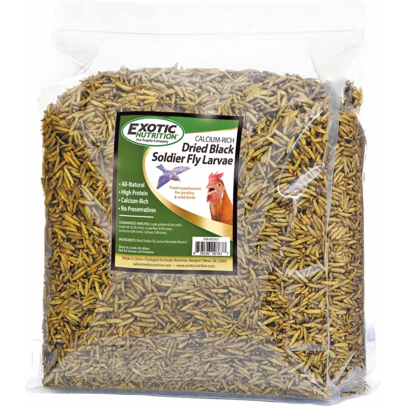 Dried Black Soldier Fly Larvae (Bsfl) – 1 Lb 1