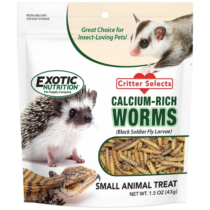 Dried Black Soldier Fly Larvae – High-Protein Insect Supplement For Reptiles And Avians 1