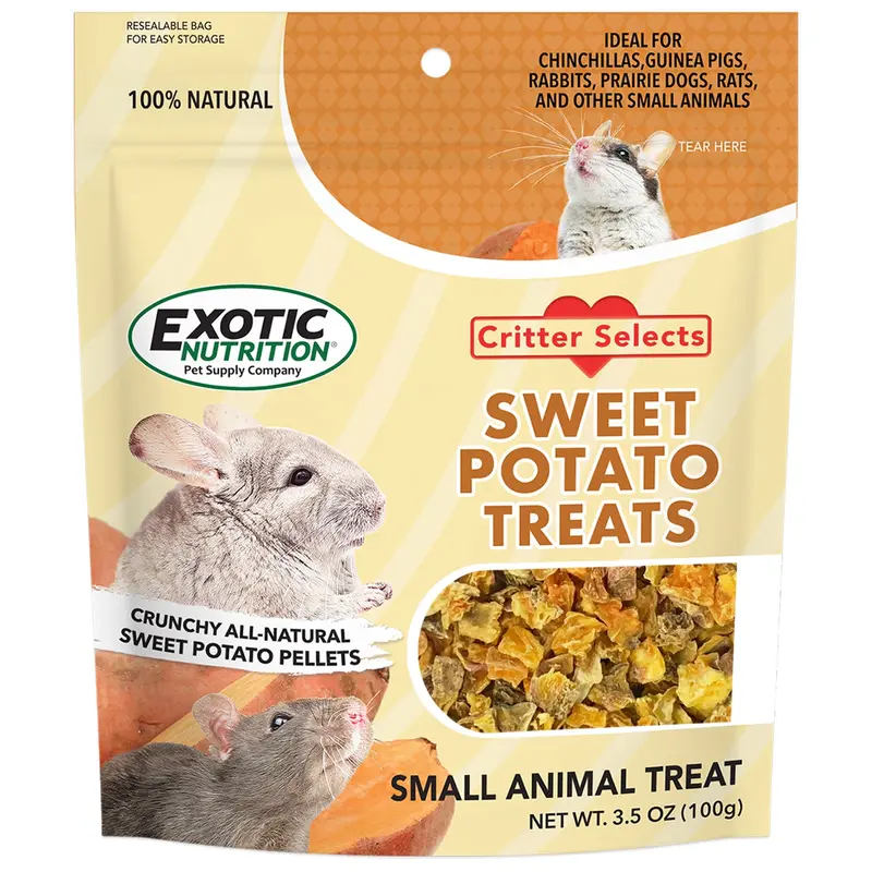 Dried Sweet Potato Bites For Small Herbivores 1