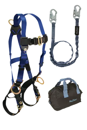 Dual-Anchor Harness With Back And Side D-Rings, Tongue Buckles, 6-Foot Internal Lanyard, And Gear Bag 1