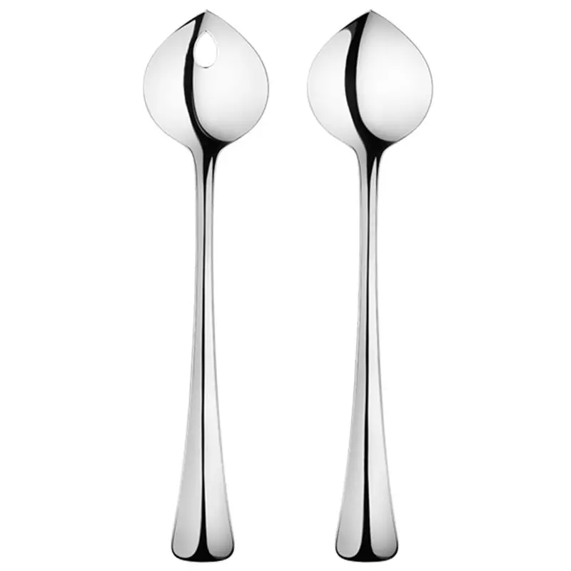 Duo Salad Servers – Matching Fork And Tongs Set 1