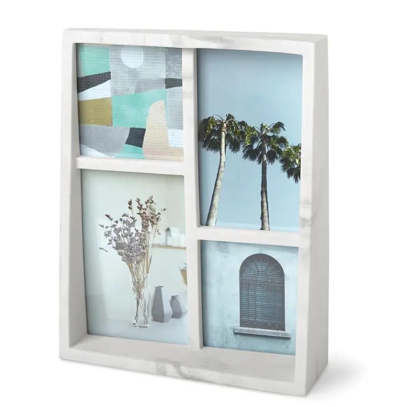 Edge Marble Photo Display Stand – Sleek Floating Frame 1