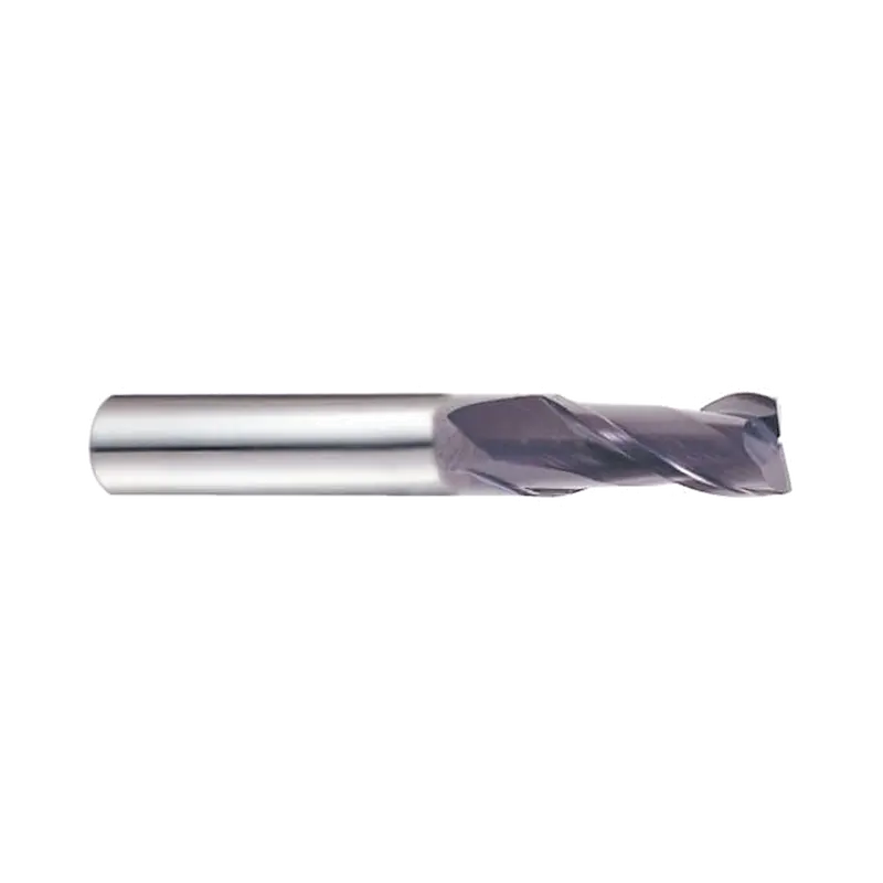 (Eh911) Jet-Power Carbide 2-Flute End Mill – Short-Length, Plain Shank For Stainless Steel & Titanium 1