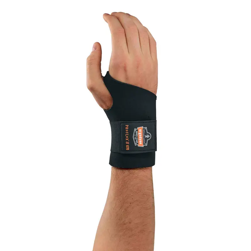 Ergodyne Proflex® 670 Single-Strap Neoprene Wrist Support – Adjustable Compression Sleeve 1