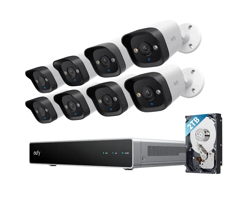 Eufy E40 Poe Nvr System With Eight 4K Bullet Cameras 1