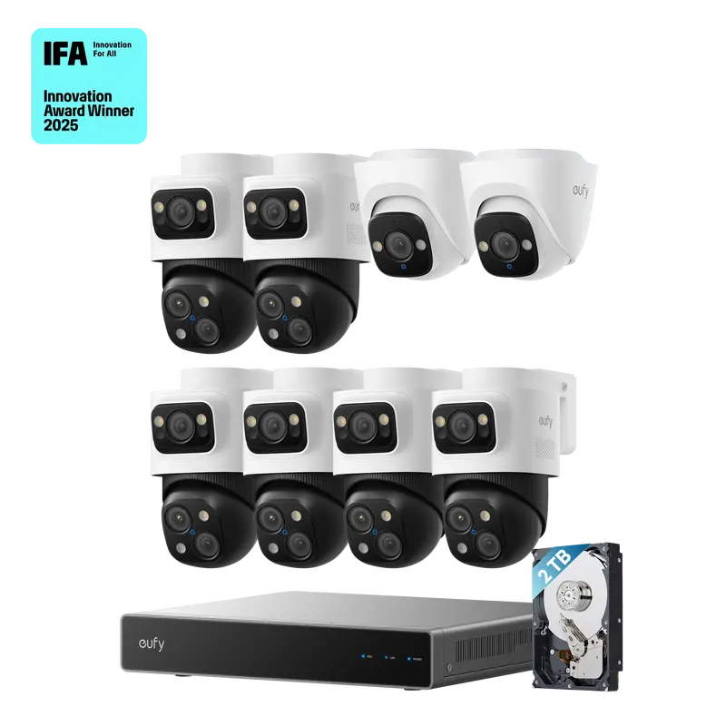 Eufy S4 Max 6-Camera Poe Nvr Bundle With Two Turret Cameras 1