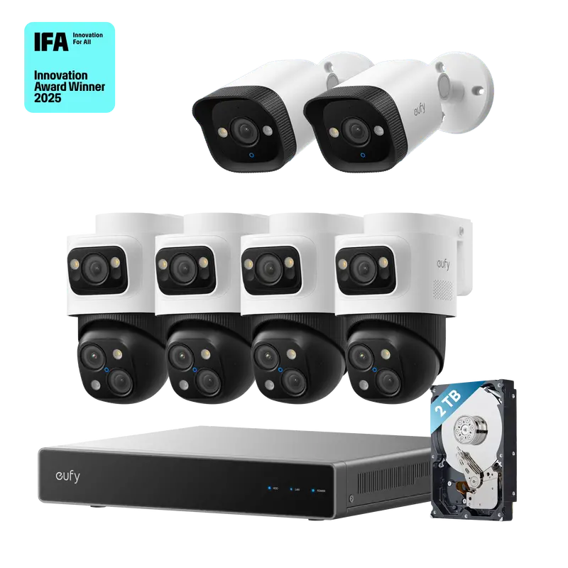 Eufy S4 Max Poe Nvr System With Two Extra Bullet Cameras 1