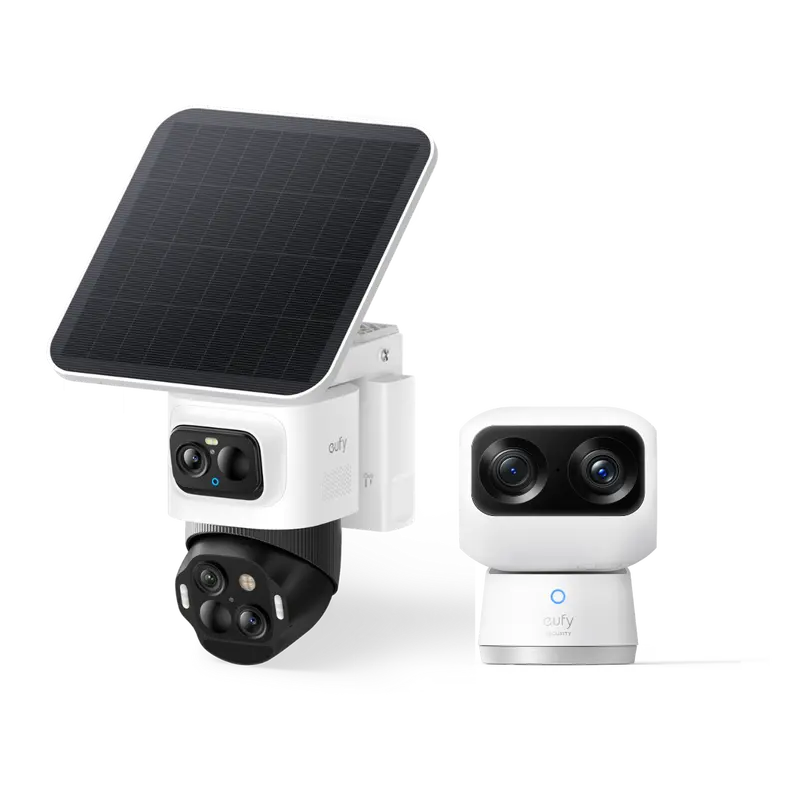 Eufycam S4 + Indoor Cam S350 – Dual-System Security Bundle 1