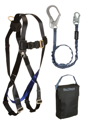 Falltech Lanyard And Harness Combo Kit – 6-Foot Safety System (Kit075935P) 1