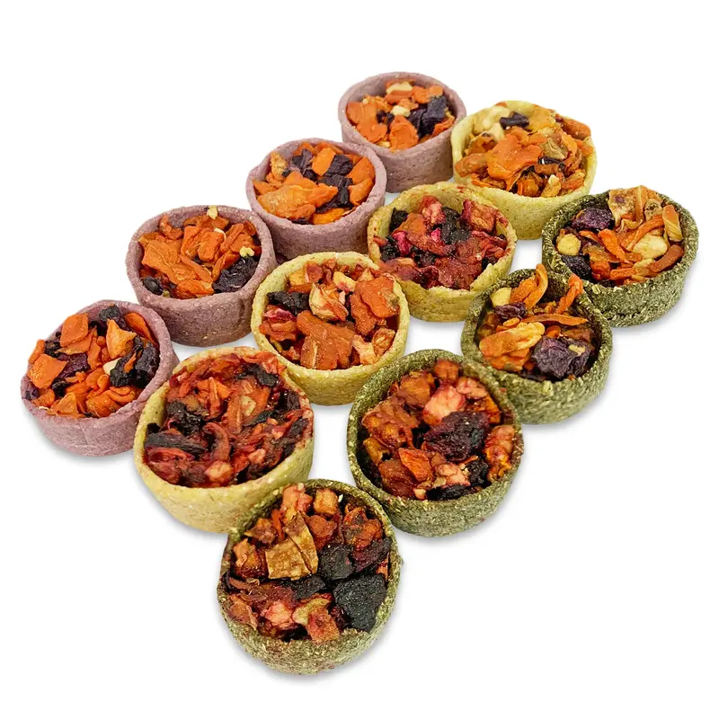 Fruit And Vegetable Mini Tarts For Exotic Pets 1