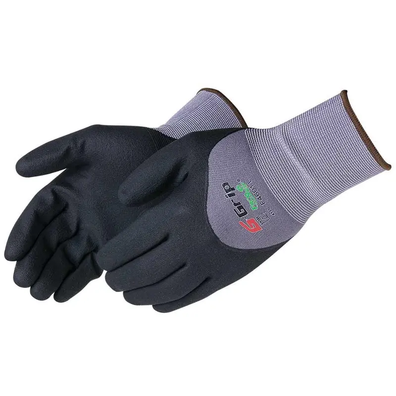 G-Grip Nitrile Micro-Foam Palm-Coated Gloves – 3/4 Back Design 1