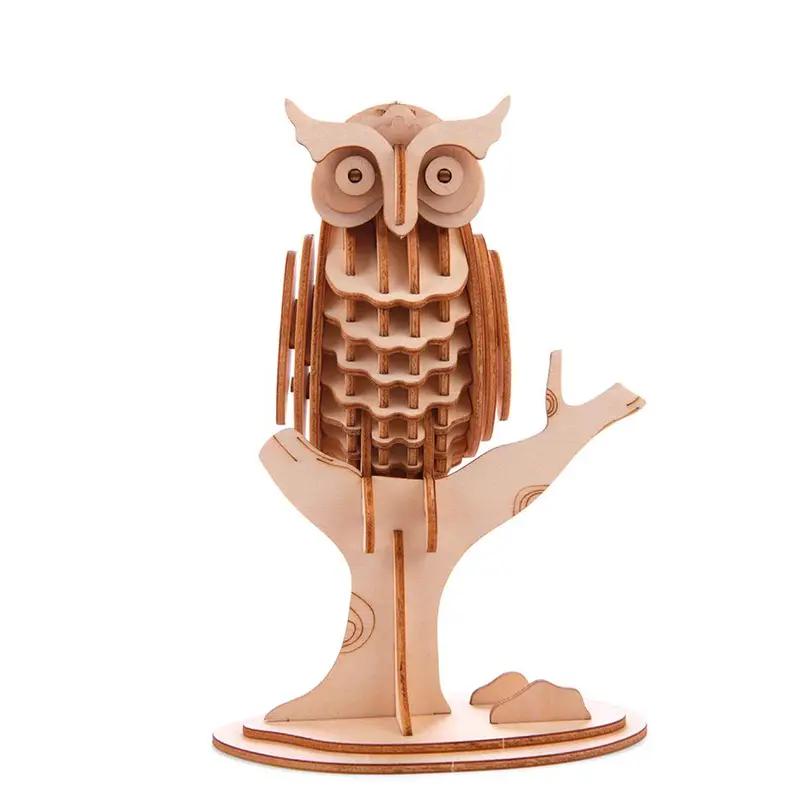 Interlocking 3D Wooden Puzzle Kits 1