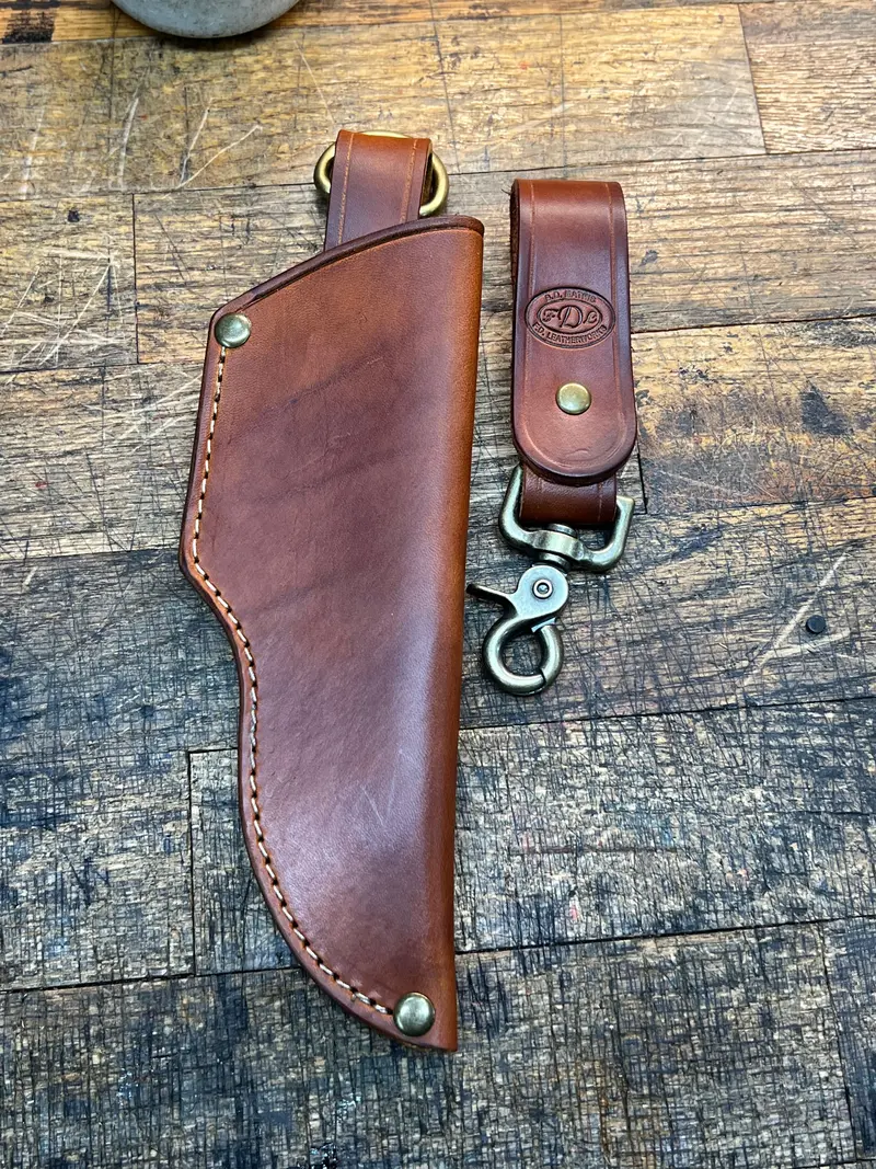 Large Bushcraft-Style Fixed Blade Knife Sheath – Heavy-Duty Construction 1