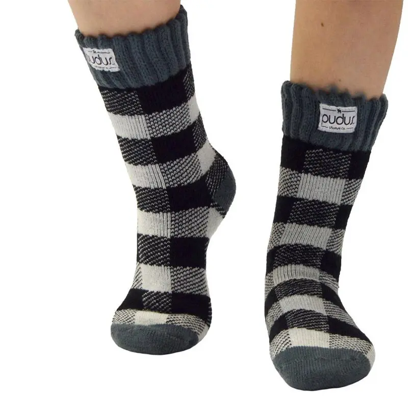 Lumberjack-Style Wool Boot Socks 1
