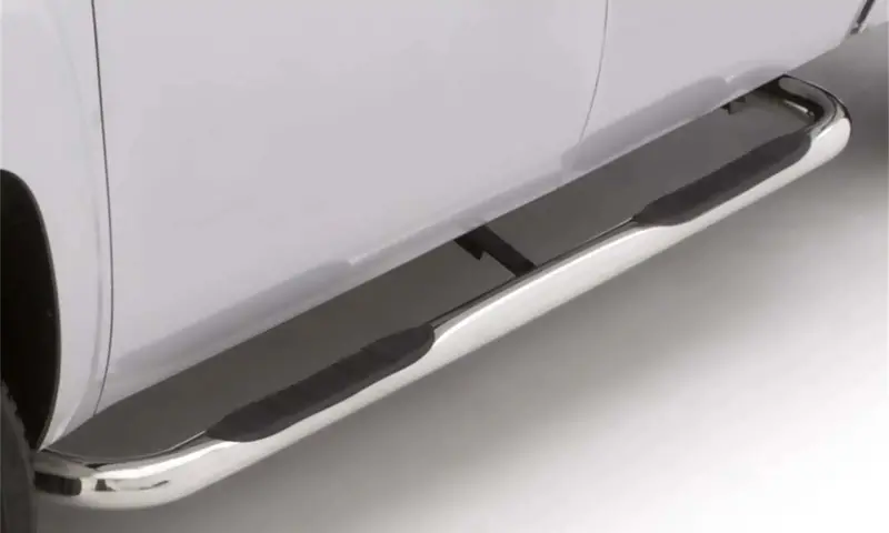 Lund 22675768 Nerf Bars – 3-Inch Round Bent Stainless Steel Side Steps With Mounting Brackets 1