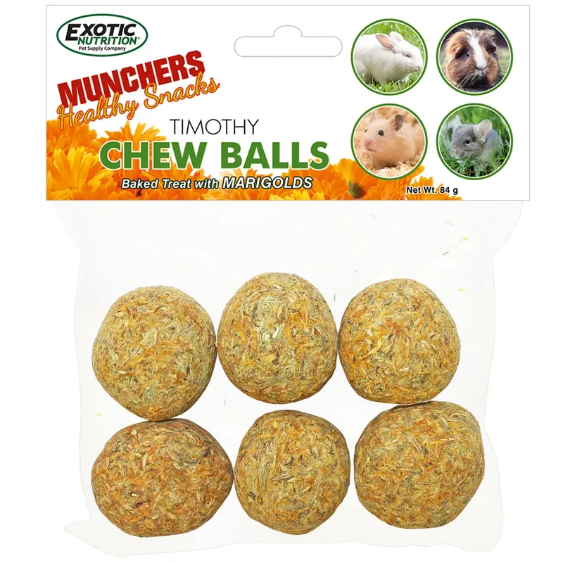 Marigold & Timothy Hay Chew Treats For Small Herbivores 1