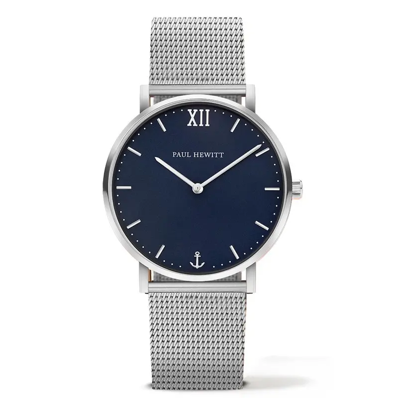 Men'S Sailor-Inspired Mesh Watch Strap 1