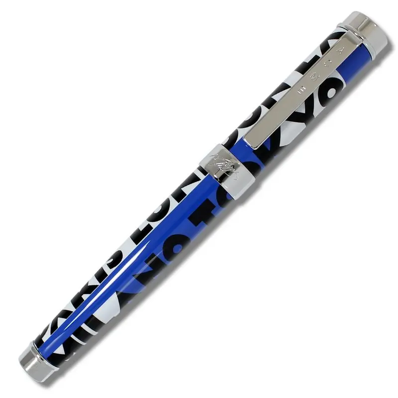 Metro Sleek Rollerball Pen With Metallic Accents 1