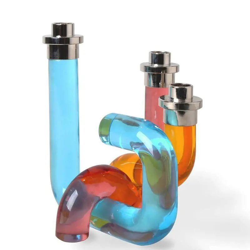 Modern Acrylic Pompidou Candle Holder 1