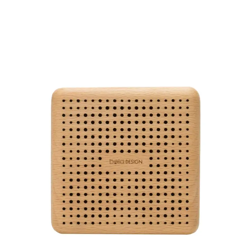 Natural Wood Grain Portable Bluetooth Speaker 1