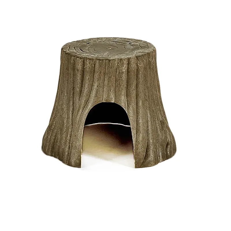 Naturalistic Tree Trunk Hideaway Habitat 1