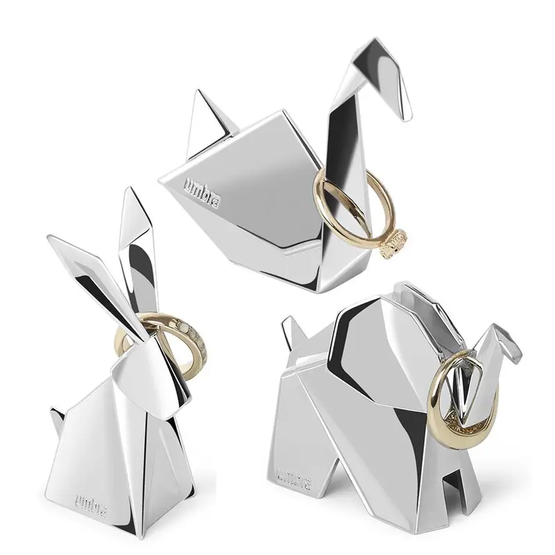 Origami-Inspired Ring Holders – Trio Set 1
