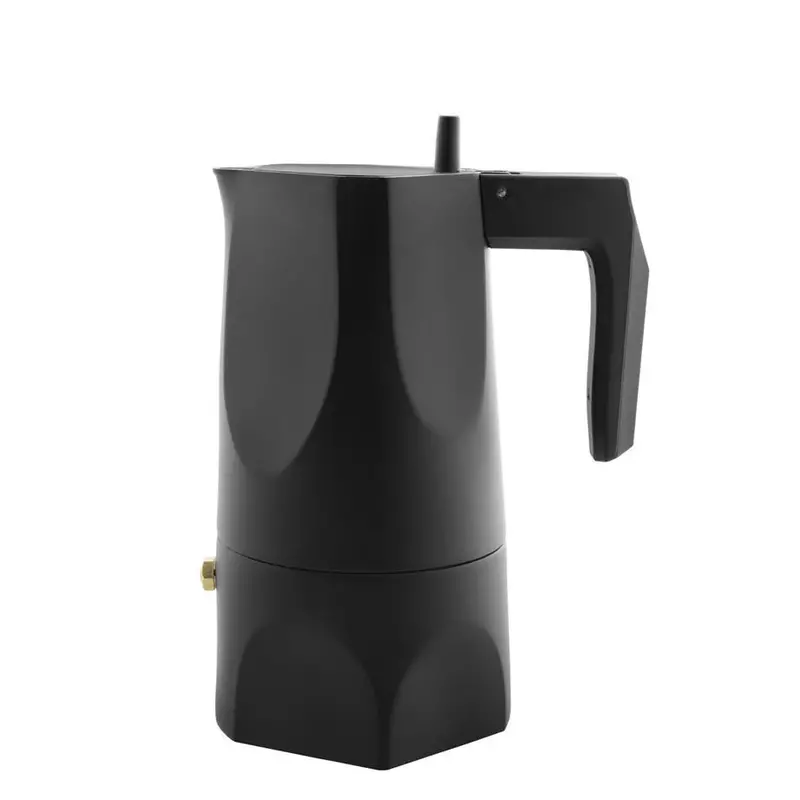 Ossidiana Stovetop Espresso Maker – Matte Black Finish 1