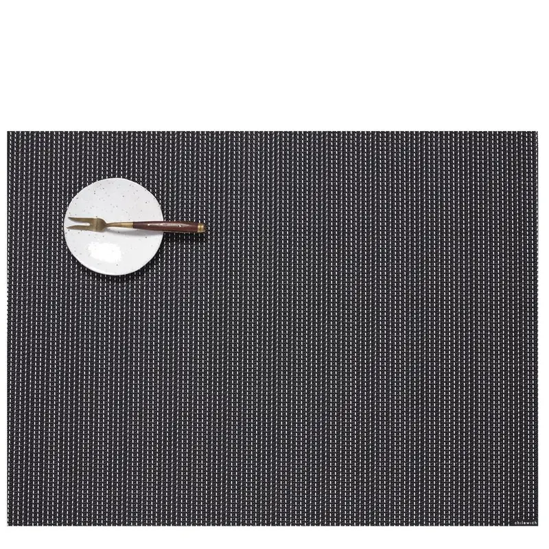 Pickstitch Placemats – Textured Linen Blend Table Linens 1
