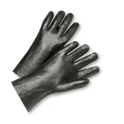 Pip 1027R Pvc-Dipped Glove With Interlock Liner And Semi-Rough Finish – 12" Length (12 Pairs) 1