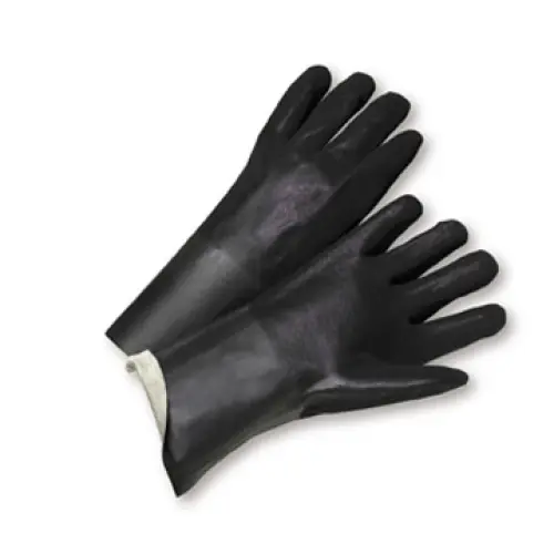 Pip 1027Rf Pvc-Dipped Glove With Interlock Liner And Rough Sandy Texture – 12" Length (12 Pairs) 1