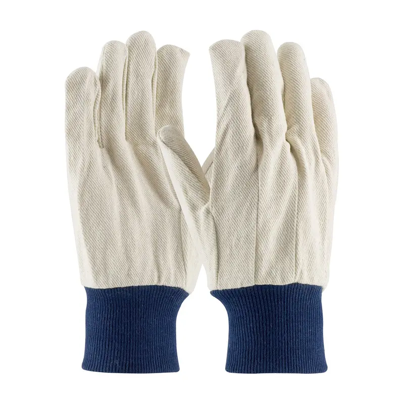 Pip 710Bkwk Blue Knit-Wrist Cotton-Polyester Canvas Glove – Economy Grade, 12 Pairs 1