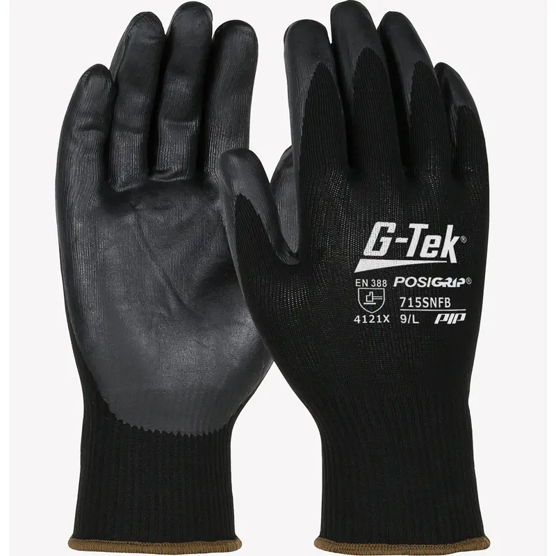Pip 715Snfb Posigrip Nitrile-Coated Work Gloves – Enhanced Tactility, 12 Pairs 1