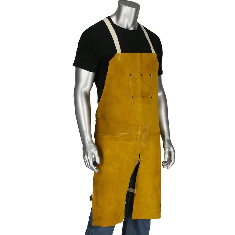 Pip Ironcat® Leather Split-Leg Welding Apron For Enhanced Mobility 1