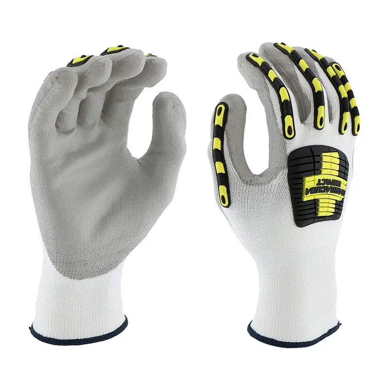 Pip Seamless Hppe-Blend Impact-Resistant Glove With Pu Palm & Finger Coating 1