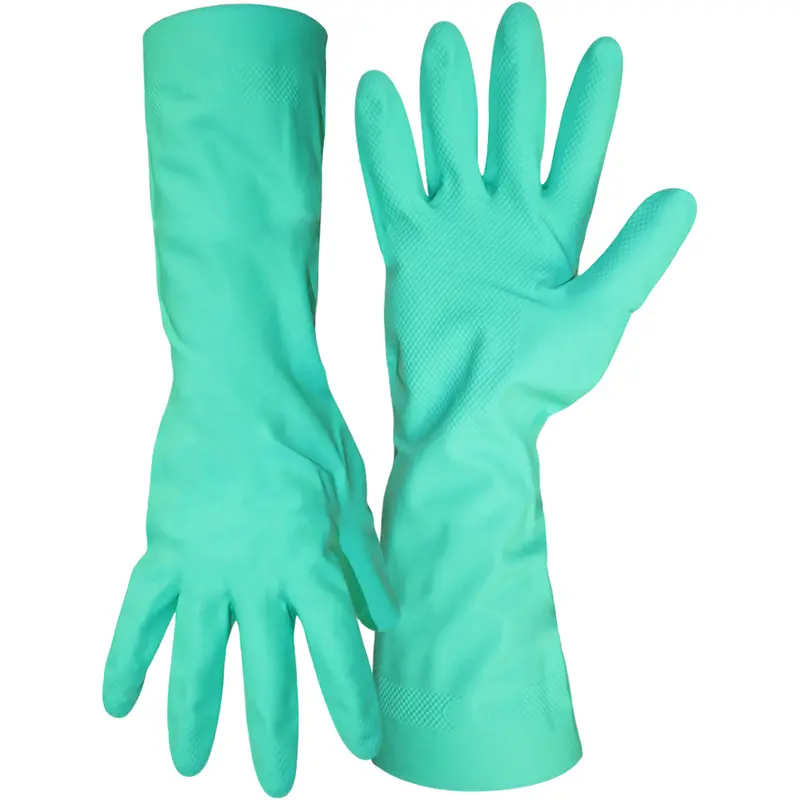 Pip Unsupported Nitrile Gloves – Unlined, Raised Diamond Grip (22 Mil), 12-Pair Set 1