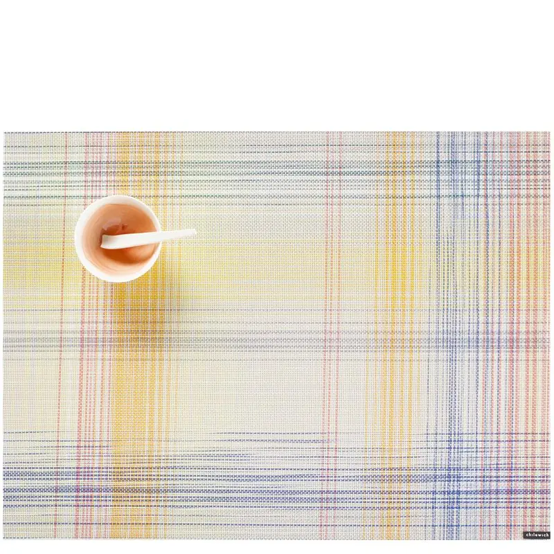 Plaid-Weave Cotton Placemats 1