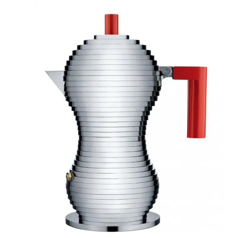 Pulcina Traditional Italian Stovetop Moka Pot 1